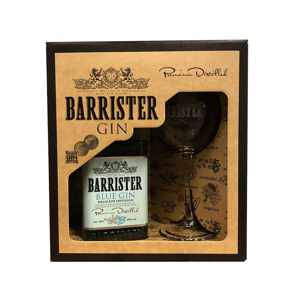 Barrister Blue Gin Gift Box