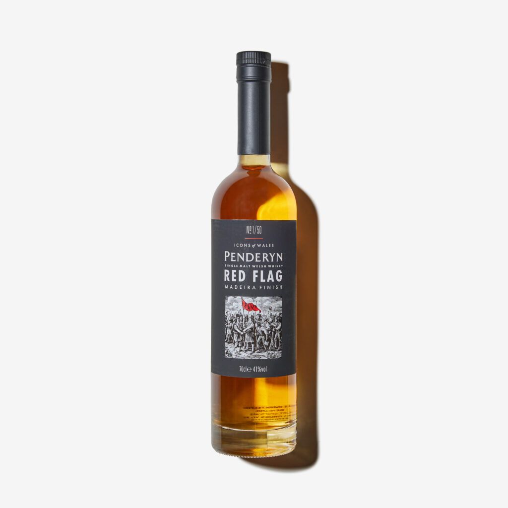 Penderyn Icons of Wales Red Flag