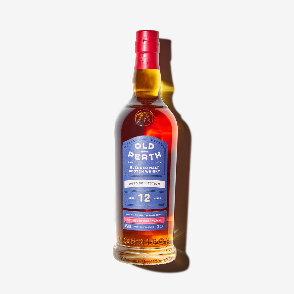 Old Perth Aged 12 Years Blended Malt Scotch Sherry Matured Whisky