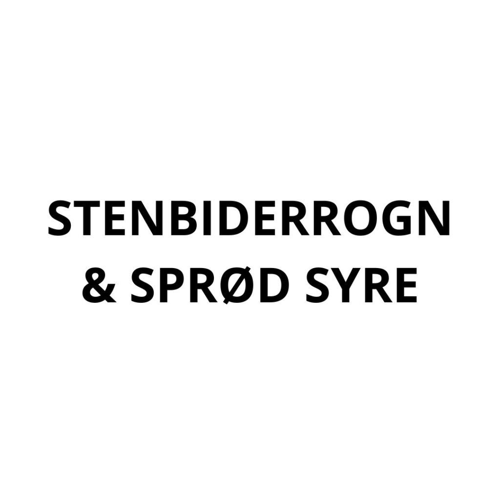 Stenbiderrogn & Sprød Syre